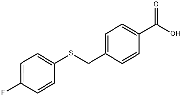 4-{[(4-fluorophenyl)sulfanyl]methyl}benzoic acid