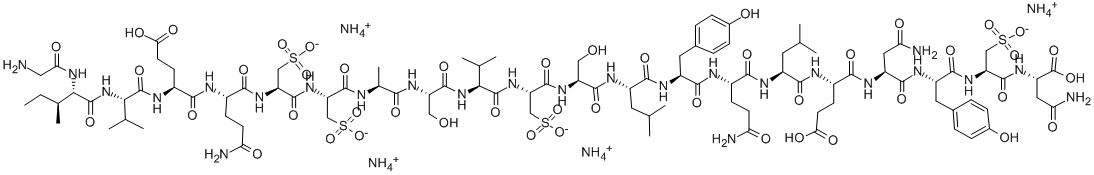 INSULIN CHAIN A, OXIDIZED AMMONIUM SALT