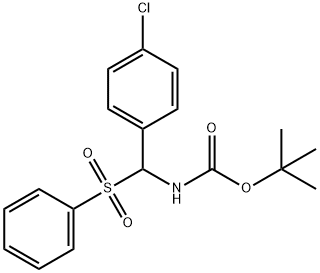 N-Boc-α-(phenylsulfonyl)-4-chlorobenzylamine