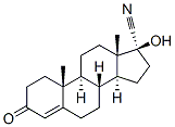 (17alpha)-17-hydroxy-3-oxoandrost-4-ene-17-carbonitrile
