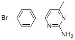 4-(4-BROMOPHENYL)-6-METHYLPYRIMIDIN-2-AMINE