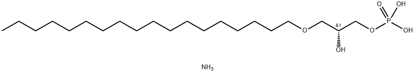 1-O-octadecyl-2-hydroxy-sn-glycero-3-phosphate (aMMoniuM salt)