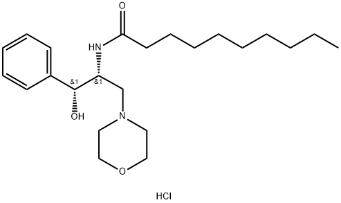 D,L-THREO-1-PHENYL-2-DECANOYLAMINO-3-MORPHOLINO-1-PROPANOL HCL