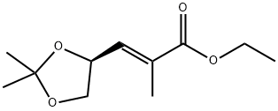 (2E)-3-[(4S)-2,2-DiMethyl-1,3-dioxolan-4-yl]-2-Methyl-2-propenoic acid ethyl ester