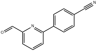 4-(6-FORMYLPYRIDIN-2-YL)BENZONITRILE, 9&