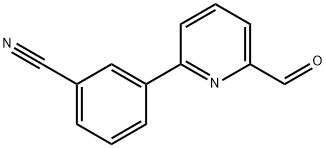 3-(6-FORMYLPYRIDIN-2-YL)BENZONITRILE