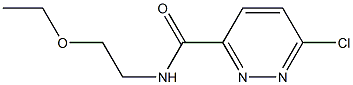 6-Chloro-N-(2-ethoxyethyl)-3-pyridazinecarboxamide