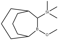 B-Methoxy-10-trimethylsilyl-9-borabicyclo(3.3.2)decane
		
	