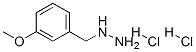 [(3-methoxyphenyl)methyl]hydrazine dihydrochloride