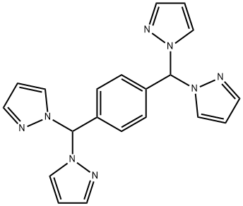 α,α,α',α'-tetra(1-pyrazolyl)-p-xylene