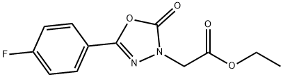 Ethyl 2-(5-(4-fluorophenyl)-2-oxo-1,3,4-oxadiazol-3(2H)-yl)acetate