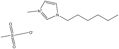 1H-Imidazolium, 1-hexyl-3-methyl-, methanesulfonate
