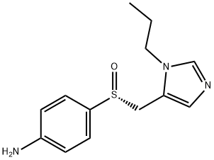 4-[(R)-(1-propyl-1H-imidazol-5-yl)methanesulfinyl]aniline