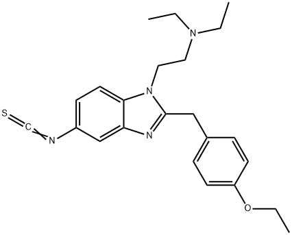 2-[(4-ETHOXYPHENYL)METHYL]-N,N-DIETHYL-5-ISOTHIOCYANO-1H-BENZIMIDAZOLE-1-ETHANAMINE