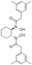 (R)-CBHA-DMDA,  (1R,2R)-N,Nμ-Dihydroxy-N,Nμ-bis(3,5-dimethyldiphenylacetyl)-cyclohexane-diamine,  N,Nμ-(1R,2R)-1,2-cyclohexanediylbis[α-(3,5-dimethylphenyl)-N-hydroxy-3,5-dimethyl-benzeneacetamide]