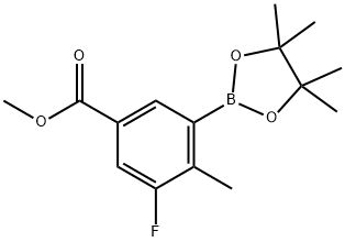 Methyl 3-fluoro-4-Methyl-5-(4,4,5,5-tetraMethyl-1,3,2-dioxaborolan-2-yl)benzoate