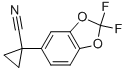 1-(2,2-difluorobenzo[d][1,3]dioxol-5-yl)cyclopropanecarbonitrile