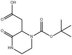 (R,S)-4-BOC-3-CARBOXYMETHYL-PIPERAZIN-2-ONE