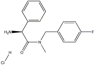 (S)-2-amino-N-(4-fluorobenzyl)-N-methyl-2-phenylacetamide hydrochloride