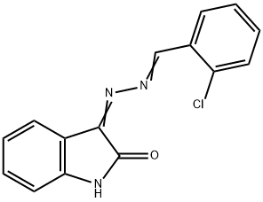 ISATIN, AZINE WITH 2-CHLOROBENZALDEHYDE