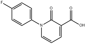 3-Pyridinecarboxylic acid, 1-(4-fluorophenyl)-1,2-dihydro-2-oxo-