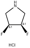 Pyrrolidine, 3,4-difluoro-, hydrochloride (1:1), (3S,4R)-rel-