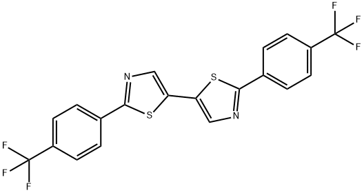 2,2μ-Bis[4-(trifluoromethyl)phenyl]-5,5μ-bithiazole