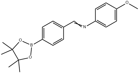 N-(4-(4,4,5,5-Tetramethyl-1,3,2-dioxaborolan-2-yl)benzylidene)-4-methoxybenzenamine