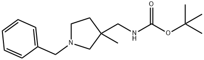 tert-butyl N-[(1-benzyl-3-methylpyrrolidin-3-yl)methyl]carbamate