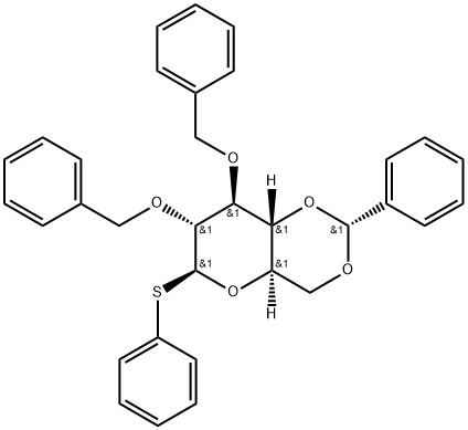 B-D-Glucopyranoside,phenyl2,3-bis-O-(phenylmethyl)-4,6-O-[(R)-phenylmethylene]-1-thio-