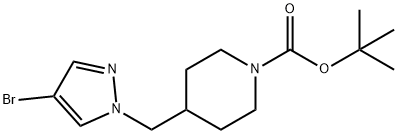 tert-butyl 4-[(4-bromo-1H-pyrazol-1-yl)methyl]piperidine-1-carboxylate