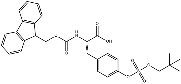 (2S)-3-(4-{[(2,2-dimethylpropoxy)sulfonyl]oxy}phenyl)-2-({[(9H-fluoren-9-yl)methoxy]carbonyl}amino)propanoic acid