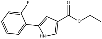 1H-Pyrrole-3-carboxylic acid, 5-(2-fluorophenyl)-, ethyl ester