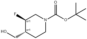 (3s,4s)-rel-1-boc-3-fluoro-4-(hydroxymethyl)piperidine