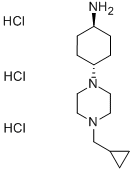 CyclohexanaMine, 4-[4-(cyclopropylMethyl)-1-piperazinyl]-, (Hydrochloride) (1:3), trans-