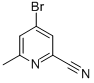 4-Bromo-2-cyano-6-methylpyridine
