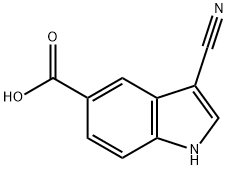 3-Cyano-1H-indole-5-carboxylic acid