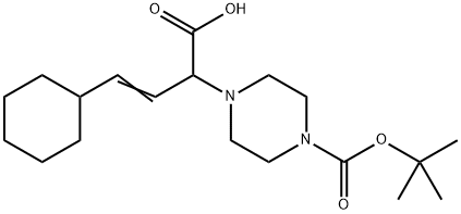 (E)-2-(4-BOC-PIPERAZIN-1-YL)-4-CYCLOHEXYL-3-BUTENOIC ACID