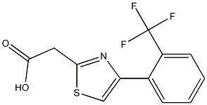 {4-[2-(Trifluoromethyl)phenyl]-1,3-thiazol-2-yl}acetic acid