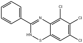 5,6,7-TRICHLORO-3-PHENYL-2H-BENZO(E)(1,2,4)THIADIAZINE