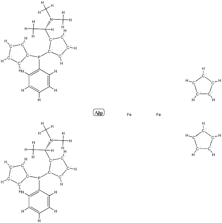 1,1′-Bis{(R)-{(RP)-2-[(S)-1-(diMethylaMino)ethyl]ferrocenyl}phenylphosphino}ferrocene