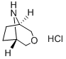 3-OXA-8-AZABICYCLO[3.2.1]OCTANE, HYDROCHLORIDE (1:1)
