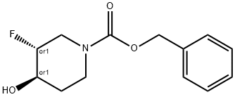 trans-1-Cbz-3-fluoro-4-hydroxypiperidine