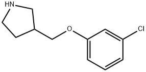 3-[(3-CHLOROPHENOXY)METHYL]-PYRROLIDINE