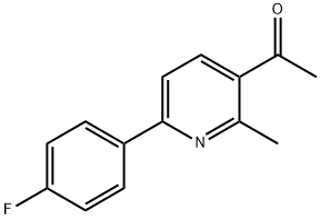 1-(6-(4-FLUOROPHENYL)-2-METHYLPYRIDIN-3-YL)ETHANONE