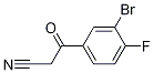 3-(3'-BROMO-4'-FLUOROPHENYL)-3-OXOPROPANENITRILE