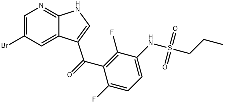 1-PropanesulfonaMide, N-[3-[(5-broMo-1H-pyrrolo[2,3-b]pyridin-3-yl)carbonyl]-2,4-difluorophenyl]-
