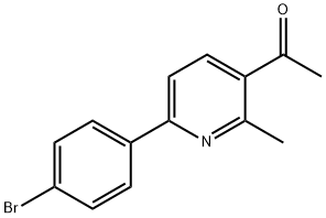 1-(6-(4-BROMOPHENYL)-2-METHYLPYRIDIN-3-YL)ETHANONE