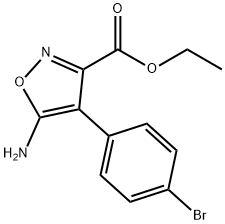 ETHYL 5-AMINO-4-(4-BROMOPHENYL)ISOXAZOLE-3-CARBOXYLATE
