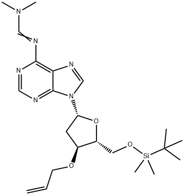 3′-O-Allyl-5′-O-TBS-N6-DMF dA